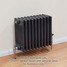 NF6-A-MET-H-LS00 - Infinity Anthracite 6 Column Radiator 4 Sections H750mm X W208mm NF6-A-MET-H-LS00 - Infinity Anthracite 6 Column Radiator 4 Sections H750mm X W208mm