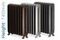 CI-HA740-TH - Harcourt 2 Column Cast Iron Radiator H740mm x W1178mm CI-HA740-TH - Harcourt 2 Column Cast Iron Radiator H740mm x W1178mm