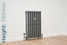 CI-CLA-4-785-TH - Classic 4 Column Cast Iron Radiator H785mm x W1454mm CI-CLA-4-785-TH - Classic 4 Column Cast Iron Radiator H785mm x W1454mm