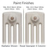 CI-RG-2-PAINT-02-03 - Royal Georgian 2 Column Cast Iron Radiator H640mm x W206mm CI-RG-2-PAINT-02-03 - Royal Georgian 2 Column Cast Iron Radiator H640mm x W206mm