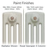 CI-RG-2-PAINT-04-05 - Royal Georgian 2 Column Cast Iron Radiator H640mm x W206mm CI-RG-2-PAINT-04-05 - Royal Georgian 2 Column Cast Iron Radiator H640mm x W206mm