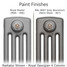 CI-RG-2-PAINT-06-07 - Royal Georgian 2 Column Cast Iron Radiator H640mm x W206mm CI-RG-2-PAINT-06-07 - Royal Georgian 2 Column Cast Iron Radiator H640mm x W206mm