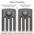 CI-RG-2-PAINT-08-09 - Royal Georgian 2 Column Cast Iron Radiator H640mm x W206mm CI-RG-2-PAINT-08-09 - Royal Georgian 2 Column Cast Iron Radiator H640mm x W206mm