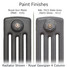 CI-RG-2-PAINT-10-11 - Royal Georgian 2 Column Cast Iron Radiator H640mm x W206mm CI-RG-2-PAINT-10-11 - Royal Georgian 2 Column Cast Iron Radiator H640mm x W206mm
