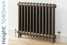 CI-RG-2-1040-TH - Royal Georgian 2 Column Cast Iron Radiator H1040mm x W266mm CI-RG-2-1040-TH - Royal Georgian 2 Column Cast Iron Radiator H1040mm x W266mm