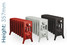 CI-RG-4-360-TH - Royal Georgian 4 Column Cast Iron Radiator H357mm x W446mm CI-RG-4-360-TH - Royal Georgian 4 Column Cast Iron Radiator H357mm x W446mm