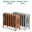 CI-NE360-4-D-009-010 - Georgian 4 Column Cast Iron Radiator H360mm x W208mm CI-NE360-4-D-009-010 - Georgian 4 Column Cast Iron Radiator H360mm x W208mm