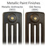CI-NE-4-METALLIC-03-04 - Georgian 4 Column Cast Iron Radiator H505mm x W634mm CI-NE-4-METALLIC-03-04 - Georgian 4 Column Cast Iron Radiator H505mm x W634mm