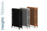 CI-NE760-4-TH - Georgian 4 Column Cast Iron Radiator H760mm x W634mm CI-NE760-4-TH - Georgian 4 Column Cast Iron Radiator H760mm x W634mm