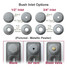 CI-BUSH-OPT - Georgian 4 Column Cast Iron Radiator H760mm x W1546mm CI-BUSH-OPT - Georgian 4 Column Cast Iron Radiator H760mm x W1546mm