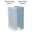CI-NE960-4-D-019-020 - Georgian 4 Column Cast Iron Radiator H960mm x W512mm CI-NE960-4-D-019-020 - Georgian 4 Column Cast Iron Radiator H960mm x W512mm