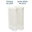 CI-NE960-4-D-011-012 - Georgian 4 Column Cast Iron Radiator H960mm x W1789mm CI-NE960-4-D-011-012 - Georgian 4 Column Cast Iron Radiator H960mm x W1789mm