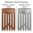 CI-NE-6-METALLIC-09-10 - Georgian 6 Column Cast Iron Radiator H505mm x W1789mm CI-NE-6-METALLIC-09-10 - Georgian 6 Column Cast Iron Radiator H505mm x W1789mm