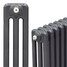 Trade Essentials Metallic Anthracite 3 Column Horizontal Radiator H600 x W990 Trade Essentials Metallic Anthracite 3 Column Horizontal Radiator H600 x W990