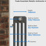 TE4-A-DEPTH - Trade Essentials Metallic Anthracite 4 Column Horizontal Radiator H600 x W1220 TE4-A-DEPTH - Trade Essentials Metallic Anthracite 4 Column Horizontal Radiator H600 x W1220