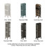 AR-COLOUR-SAMPLES-01 - Arroll Art Nouveau 2 Column Cast Iron Radiator H754mm X W394mm AR-COLOUR-SAMPLES-01 - Arroll Art Nouveau 2 Column Cast Iron Radiator H754mm X W394mm