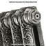 AR-1-2-INCH-DECO-CU00 - Arroll Edwardian 2 Column Cast Iron Radiator H636mm x W214mm AR-1-2-INCH-DECO-CU00 - Arroll Edwardian 2 Column Cast Iron Radiator H636mm x W214mm