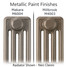 AR-METALLIC-01 - Arroll Edwardian 6 Column Cast Iron Radiator H662mm x W1894mm AR-METALLIC-01 - Arroll Edwardian 6 Column Cast Iron Radiator H662mm x W1894mm