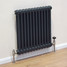 CT2-A-LS00 - Classic Anthracite 2 Column Radiator H750 X W490 CT2-A-LS00 - Classic Anthracite 2 Column Radiator H750 X W490