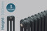 CT3-300-A-TH - Classic Anthracite 3 Column Radiator H300 X W996 CT3-300-A-TH - Classic Anthracite 3 Column Radiator H300 X W996
