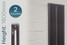CT2-1800-R-TH - Classic Raw 2 Column Vertical Radiator H1800mm x W300mm CT2-1800-R-TH - Classic Raw 2 Column Vertical Radiator H1800mm x W300mm