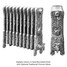 CA-CS675-ALT00 - Carron Chelsea 1 Column Cast Iron Radiator H675mm x W2312mm CA-CS675-ALT00 - Carron Chelsea 1 Column Cast Iron Radiator H675mm x W2312mm