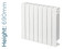 Trade Essentials Aluminium Designer White Horizontal Radiator H690mm X W1140mm Trade Essentials Aluminium Designer White Horizontal Radiator H690mm X W1140mm