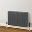 Trade Essentials Aluminium Double Panel Volcanic Radiator H407mm X W660mm Trade Essentials Aluminium Double Panel Volcanic Radiator H407mm X W660mm