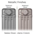 CA-METALLIC-5 - Carron Eton Narrow 1 Column Cast Iron Radiator H765mm x W784mm CA-METALLIC-5 - Carron Eton Narrow 1 Column Cast Iron Radiator H765mm x W784mm