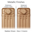 CA-METALLIC-12 - Carron Eton 1 Column Cast Iron Radiator H770mm x W2608mm CA-METALLIC-12 - Carron Eton 1 Column Cast Iron Radiator H770mm x W2608mm