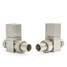 M-MAN-014-ST-SN - Boxer Modern Manual Straight Brushed Satin Nickel Radiator Valves M-MAN-014-ST-SN - Boxer Modern Manual Straight Brushed Satin Nickel Radiator Valves