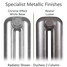 CA-METALLIC-1 - Carron Rococo 3 Column Cast Iron Radiator H780mm x W958mm CA-METALLIC-1 - Carron Rococo 3 Column Cast Iron Radiator H780mm x W958mm