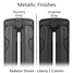 CA-METALLIC-2 - Carron Rococo 3 Column Cast Iron Radiator H780mm x W958mm CA-METALLIC-2 - Carron Rococo 3 Column Cast Iron Radiator H780mm x W958mm