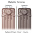 CA-METALLIC-7 - Carron Rococo 3 Column Cast Iron Radiator H780mm x W958mm CA-METALLIC-7 - Carron Rococo 3 Column Cast Iron Radiator H780mm x W958mm