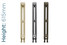 CA-V2615-TH - Carron Victorian 2 Column Cast Iron Radiator H615mm x W405mm CA-V2615-TH - Carron Victorian 2 Column Cast Iron Radiator H615mm x W405mm