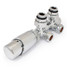 M-TRV-053-TA-C - Duran Modern TRV Twin Inlet Angled Chrome Radiator Valves M-TRV-053-TA-C - Duran Modern TRV Twin Inlet Angled Chrome Radiator Valves