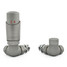 M-TRV-052-CR-PWP-ALT00 - Duran Modern TRV Corner Matte Metallic Grey Thermostatic Radiator Valves with Sleeves M-TRV-052-CR-PWP-ALT00 - Duran Modern TRV Corner Matte Metallic Grey Thermostatic Radiator Valves with Sleeves