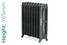 PA-OXF-765-TH - Paladin Oxford 3 Column Cast Iron Radiator H765mm x W2957mm PA-OXF-765-TH - Paladin Oxford 3 Column Cast Iron Radiator H765mm x W2957mm