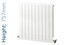 NFA-TD-757-W-TH - Infinity Aluminium Designer White Horizontal Radiator H757mm X W500mm NFA-TD-757-W-TH - Infinity Aluminium Designer White Horizontal Radiator H757mm X W500mm
