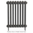 PA-PIM-760-ALT01 - Paladin Pimlico 2 Column Cast Iron Radiator H760mm x W2448mm PA-PIM-760-ALT01 - Paladin Pimlico 2 Column Cast Iron Radiator H760mm x W2448mm
