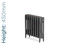 PA-VIC3-450-TH - Paladin Victoriana 3 Column Cast Iron Radiator H450mm x W2442mm PA-VIC3-450-TH - Paladin Victoriana 3 Column Cast Iron Radiator H450mm x W2442mm