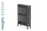 PA-VIC3-645-TH - Paladin Victoriana 3 Column Cast Iron Radiator H645mm x W578mm PA-VIC3-645-TH - Paladin Victoriana 3 Column Cast Iron Radiator H645mm x W578mm