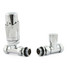 M-TRV-051-ST-C - Duran Modern TRV Straight Chrome Thermostatic Radiator Valves with Sleeves M-TRV-051-ST-C - Duran Modern TRV Straight Chrome Thermostatic Radiator Valves with Sleeves