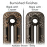 AR-BUR-00 - Arroll Rococo 3 Column Cast Iron Radiator H470mm x W343mm AR-BUR-00 - Arroll Rococo 3 Column Cast Iron Radiator H470mm x W343mm