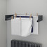 A-TH-519-700-A-SCANDI-CU05 - Hot Flow Glide Foldable Wall Mounted Clothes Rack 700mm - Anthracite A-TH-519-700-A-SCANDI-CU05 - Hot Flow Glide Foldable Wall Mounted Clothes Rack 700mm - Anthracite