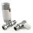 M-TRV-042-ST-W-ALT00 - Nena Modern TRV Straight White Thermostatic Radiator Valves With Sleeves M-TRV-042-ST-W-ALT00 - Nena Modern TRV Straight White Thermostatic Radiator Valves With Sleeves