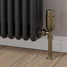 M-TRV-050-AG-AB-PIP-LS01 - Duran Modern TRV Angled Antique Brass Thermostatic Radiator Valves With Sleeves M-TRV-050-AG-AB-PIP-LS01 - Duran Modern TRV Angled Antique Brass Thermostatic Radiator Valves With Sleeves