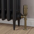 M-TRV-050-AG-AB-PIP-LS02 - Duran Modern TRV Angled Antique Brass Thermostatic Radiator Valves With Sleeves M-TRV-050-AG-AB-PIP-LS02 - Duran Modern TRV Angled Antique Brass Thermostatic Radiator Valves With Sleeves