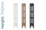 CA-V3745-TH - Carron Victorian 3 Column Cast Iron Radiator H745mm x W468mm CA-V3745-TH - Carron Victorian 3 Column Cast Iron Radiator H745mm x W468mm