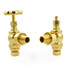 T-MAN-038-AG-UB - Rufford Traditional Manual Angled Unlacquered Brass Radiator Valves with Sleeves T-MAN-038-AG-UB - Rufford Traditional Manual Angled Unlacquered Brass Radiator Valves with Sleeves